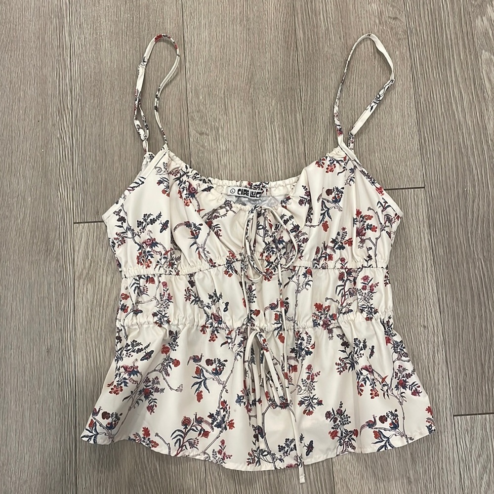 Ciao Lucia Peplum Top